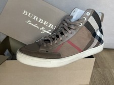 Sneakers uomo Burberry motivo check numero 45 scarpe shoes