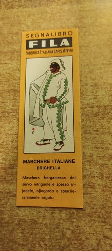 Segnalibro fila serie maschere - segnalibro,