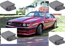 TELO COPRIAUTO TELATO FELPATO FORD MUSTANG ANNO 1983 IMPERMEABILE ZIP GUIDA