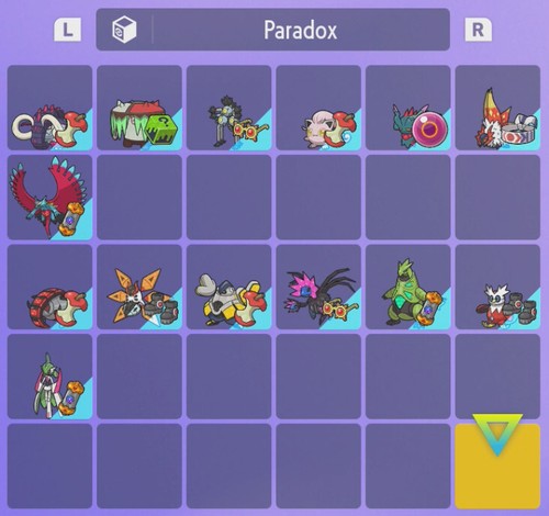 Tutti pokémon paradosso di - tutti, i