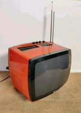 TV Vintage CRT TV D'epoca Modernariato Tubo Catodico Televisore REX RC 12 A 