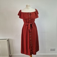 Abito midi Zara ruggine