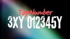 TOP NUMBER!!! Numero di telefono facile da ricordare - Scala: 3XY 012345 Z