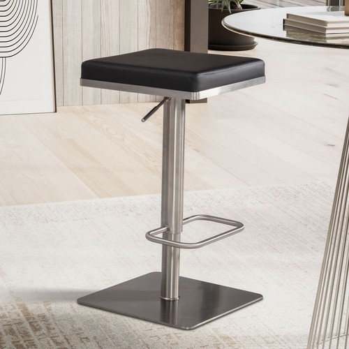Finebuy sgabello bar - finebuy, nero