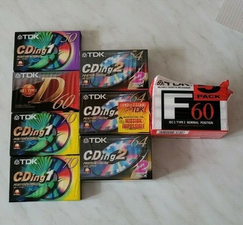 Audio cassette tdk nuove - tdk,
