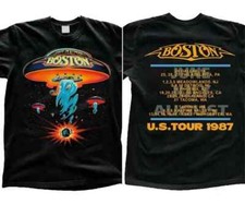 Maglietta Vintage Style Boston Rock Band Concert Tour 1987, Boston Tour Shirt