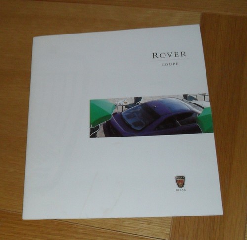Brochure rover coupè 1997 - brochure,