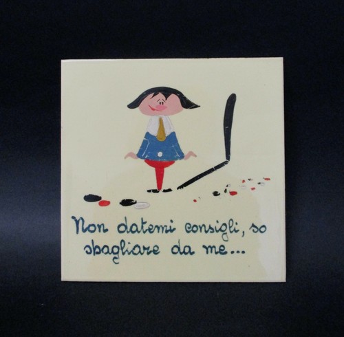 Piastrella pubblicitaria - piastrella,