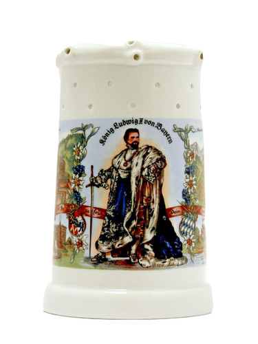 Boccale birra con - , fori