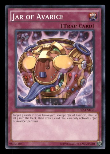 Yugioh barattolo dell avarizia - yugioh,