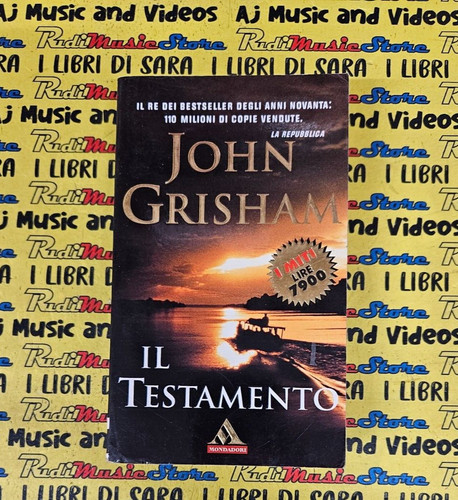 Book libro testamento john - il,