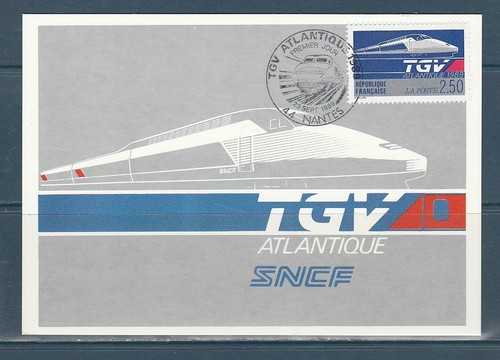 Carte 1er jour train - , tgv