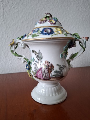 Meissen raro vaso con - meissen,