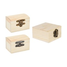 2 pezzi di scatole di legno