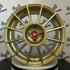Cerchi in lega DEDICATI ABARTH 500 da 17" NUOVI ESSEESSE GOLD RED