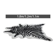Tappeto con stampa zebra