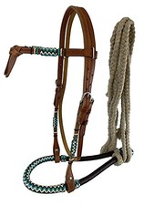 Showman Teal & Brown Rawhide