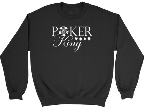 Maglione felpa uomo poker - poker, king