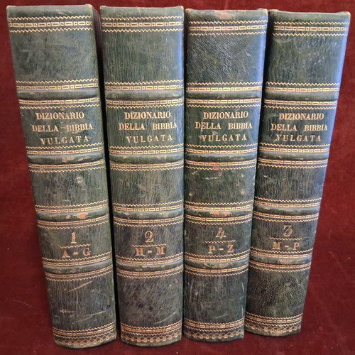 Dizionario della sacra bibbia - dizionario,