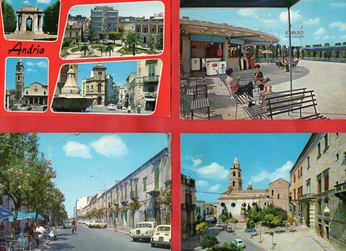 Andria lotto 24 cartoline - andria,