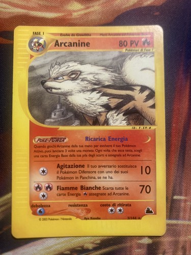 Carta pokemon arcanine - pokemon,