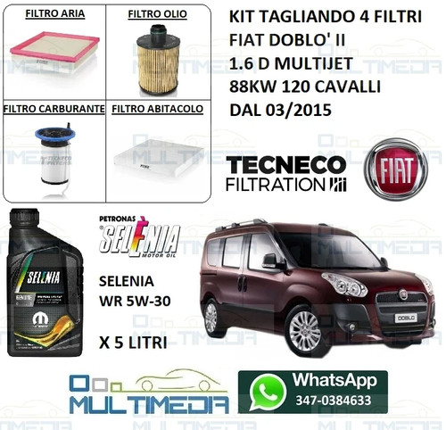 Kit tagliando filtri - kit,