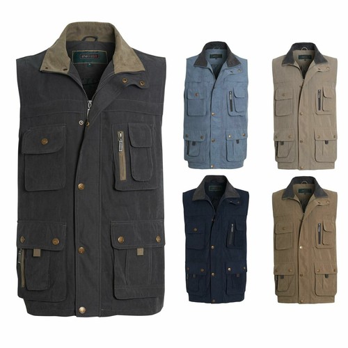 Gilet giacca gilet uomo safari