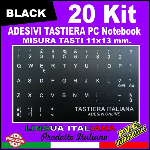 Adesivi tastiera layout - adesivi,