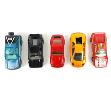 LOTTO 5 X AUTO BURAGO FERRARI PORSCHE LAMBORGHINI LAND ROVER POLIZIA  1/43