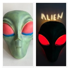 Vintage Halloween Alien Head