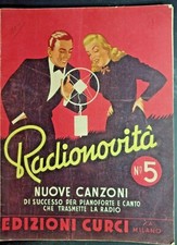 RADIONOVITA' 16 BELLISSIMI SPARTITI MUSICALI DEl PRIMI DEL 900 -8917