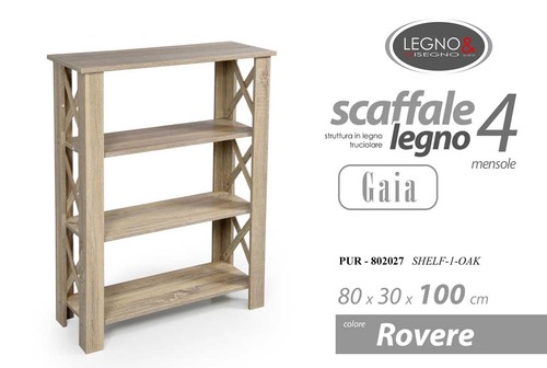 Libreria scaffale ripiani - 4,