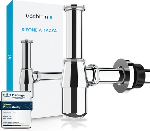 Sifone universale per lavabo - sifone,