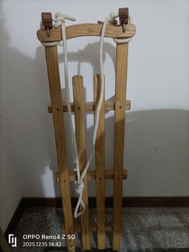 Slittino legno - slittino, in