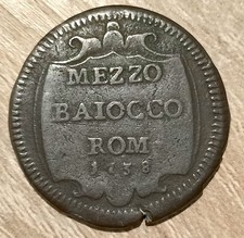 1/2 Baiocco 1738