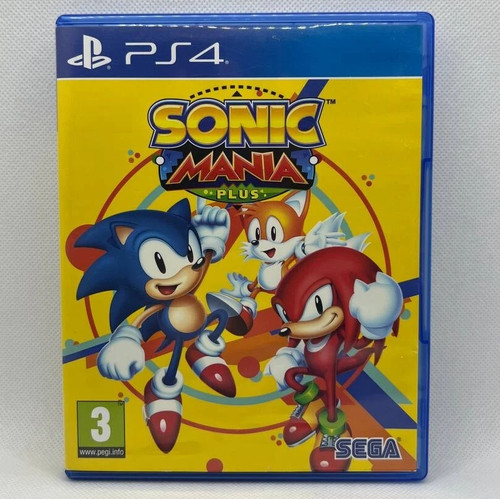 Sonic mania plus playstation - sonic,