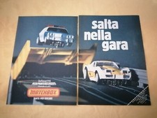  PUBBLICITA' ORIGINALE ADVERTISING PISTE TURBO SORPASSO "MATCHBOX" del 1980