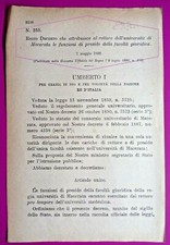 MACERATA,REGIO DECRETO