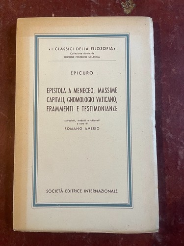 Epicuro epistola a - –,