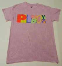 T-shirt Playboy rosa stampa