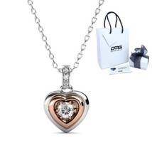 Collana Donna Cuore Oro Bianco
