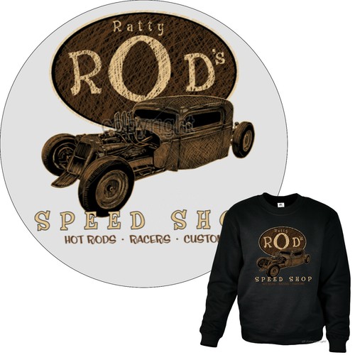 Felpa hot rod auto - felpa,