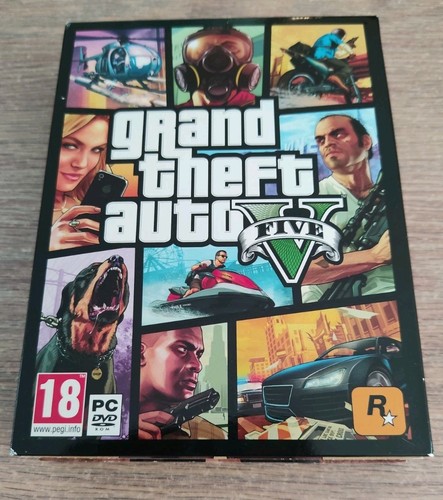 Jeu video gta pc - v,