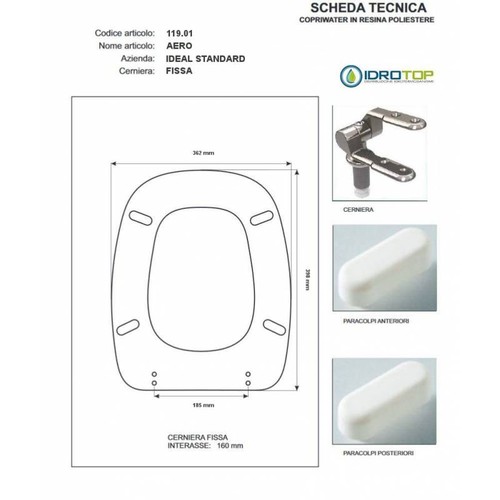 Copriwater ideal standard aero - ideal,