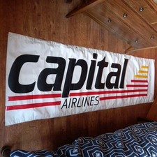 VINTAGE CAPITAL AIRLINES, ADVERTISING WALL BANNER 