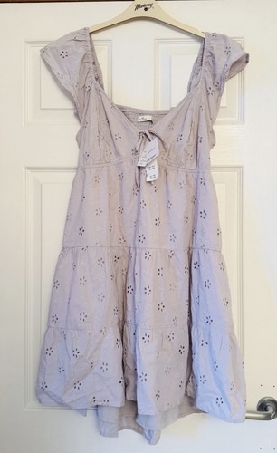 Abito hollister lilla broderie - hollister,