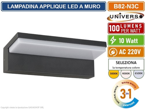 Applique lampada led muro - lampada,