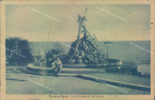 ad104 cartolina torre a mare la fontana del pescatore provincia di bari