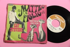 "CAT STEVENS 7"" MATTEO & FIGLIO ORIG ITALY 1966 EX"