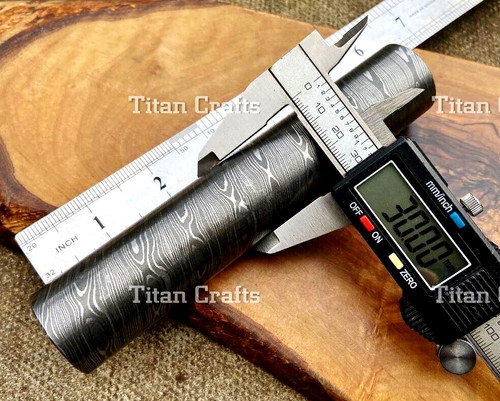 Titans asta acciaio damascato - acciaio,